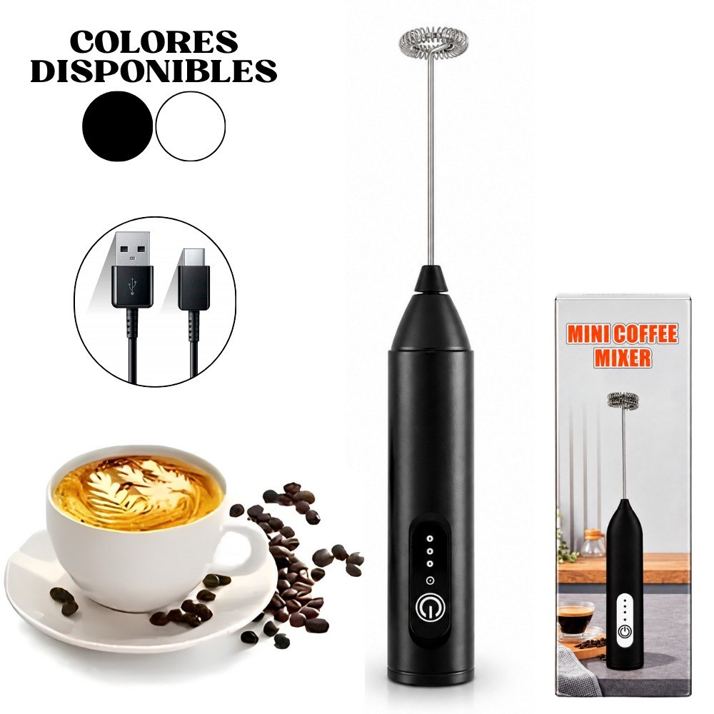 Batidor eléctrico para espumar bebidas · fotografía del proveedor
