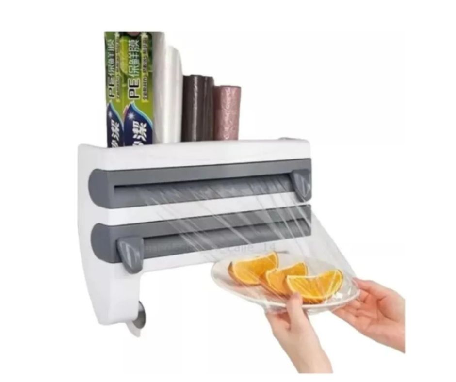 Dispensador y cortador de rollos de cocina 4 en 1 · fotografía del proveedor