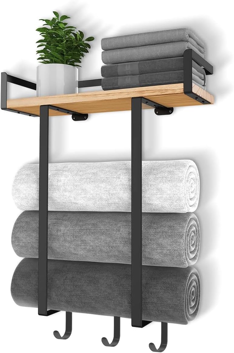 Toallero organizador plegable para baño · fotografía del proveedor