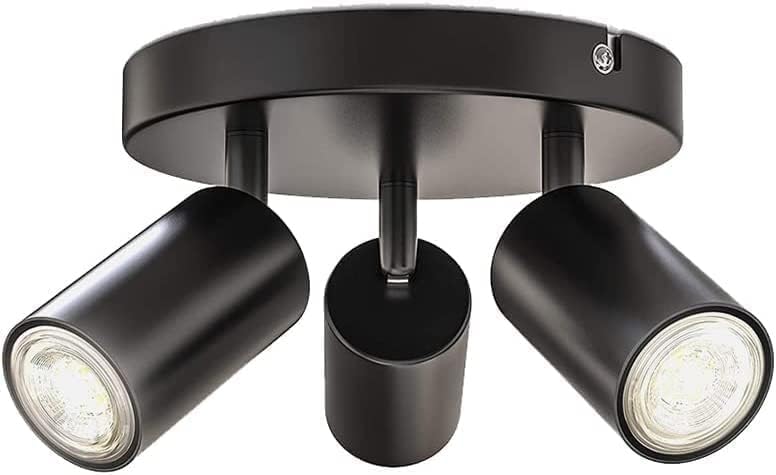 Lámpara de techo con 3 focos tipo GU10 · fotografía del proveedor