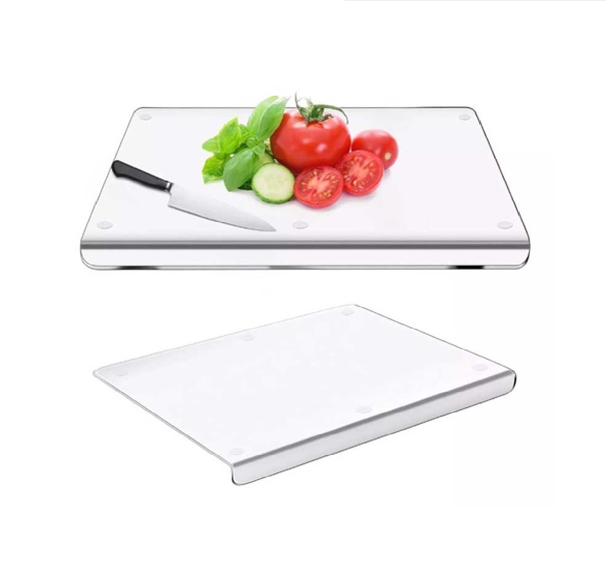 Tabla protectora acrílica para cocina · fotografía del proveedor