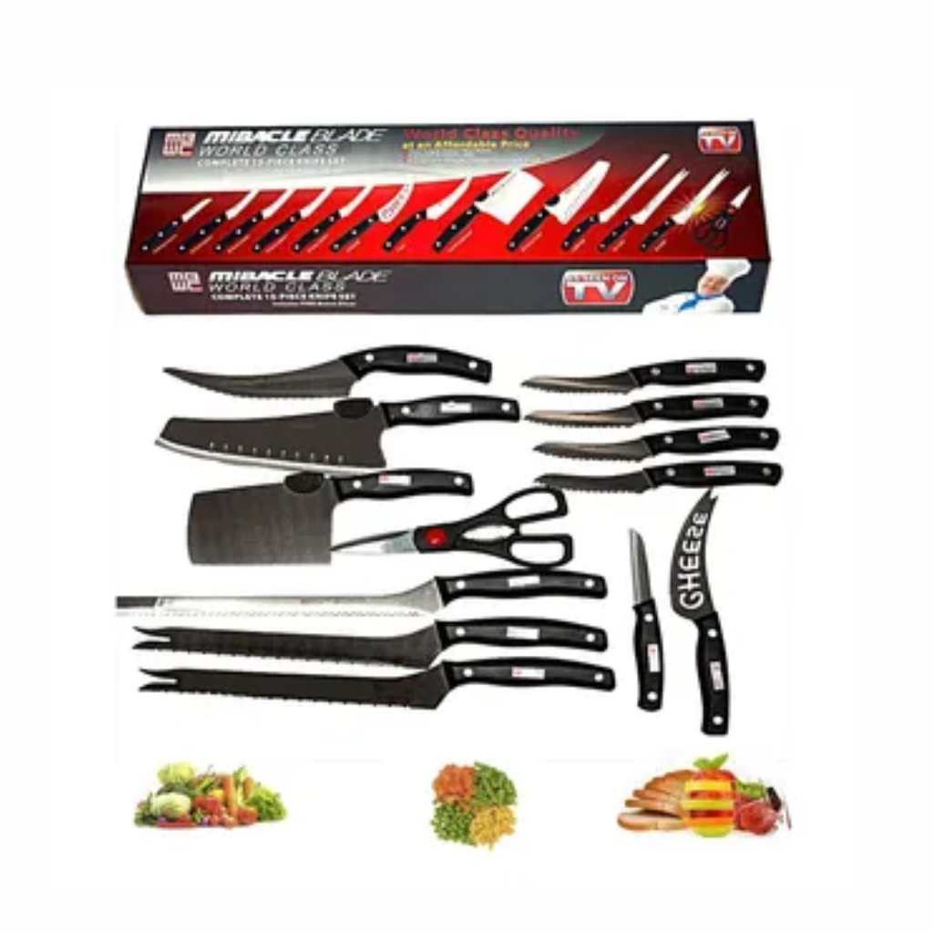 Set de cuchillos de cocina · fotografía del proveedor