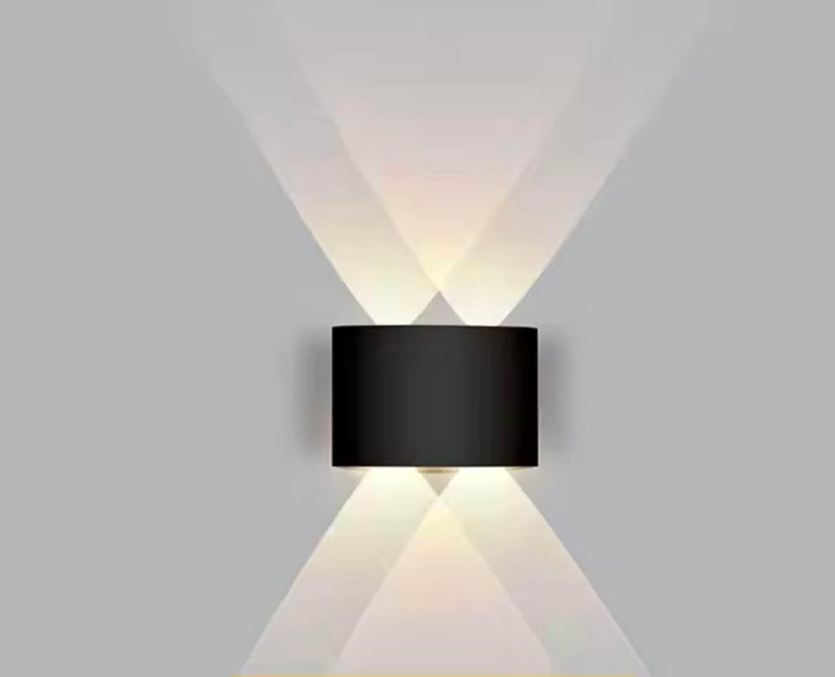 Aplique de pared de doble luz cálida · 110 V · fotografía del proveedor