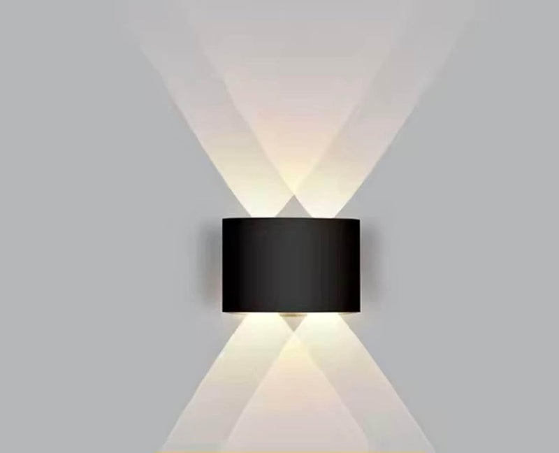 Aplique de pared de doble luz cálida · 110 V