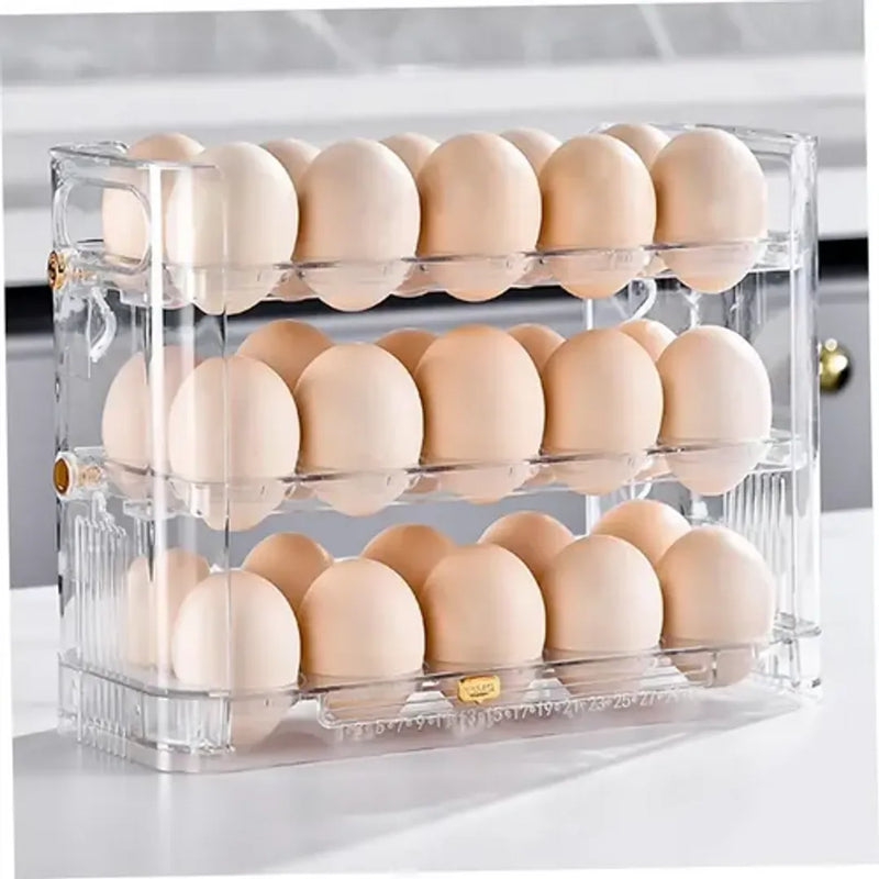 CONTENEDOR ORGANIZADOR DE HUEVOS X30 TRA