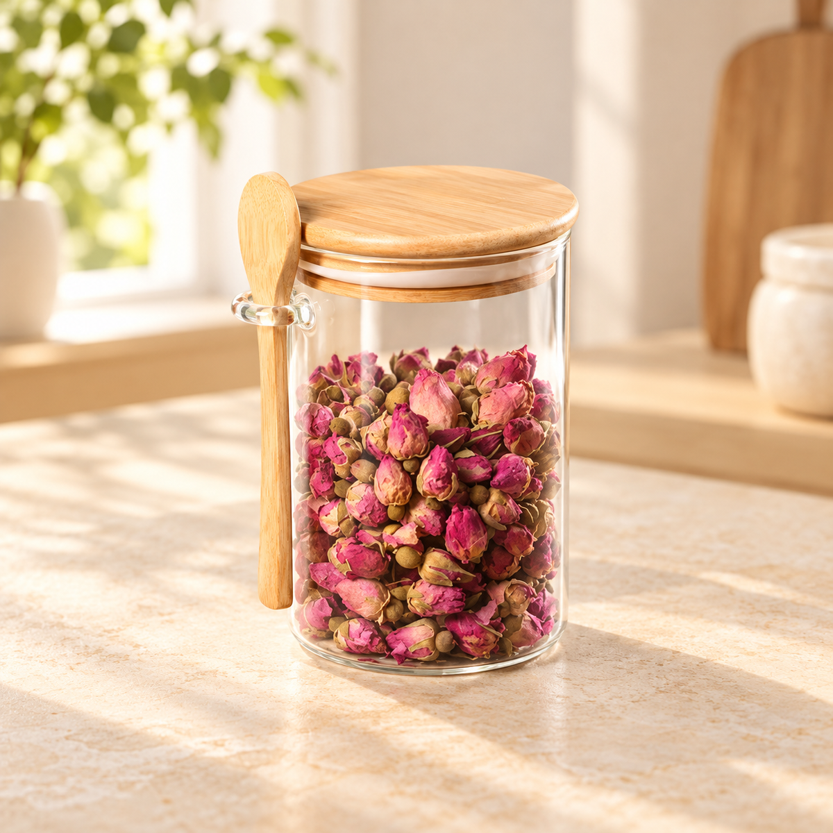 RECIPIENTE DE VIDRIO TAPAYCUBIERTO X1PZ · ambiente FioCasa
