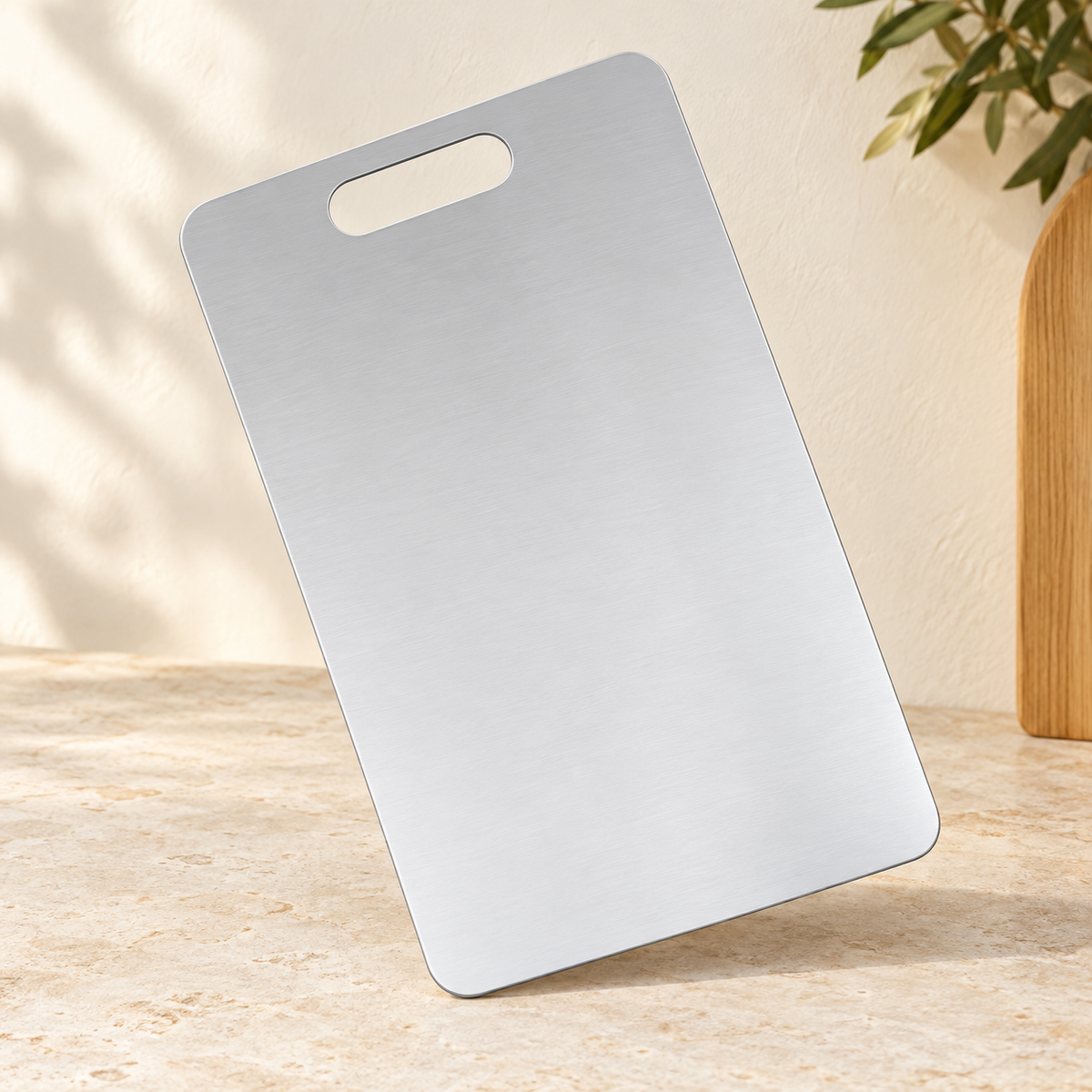 Tabla de cortar de acero inoxidable