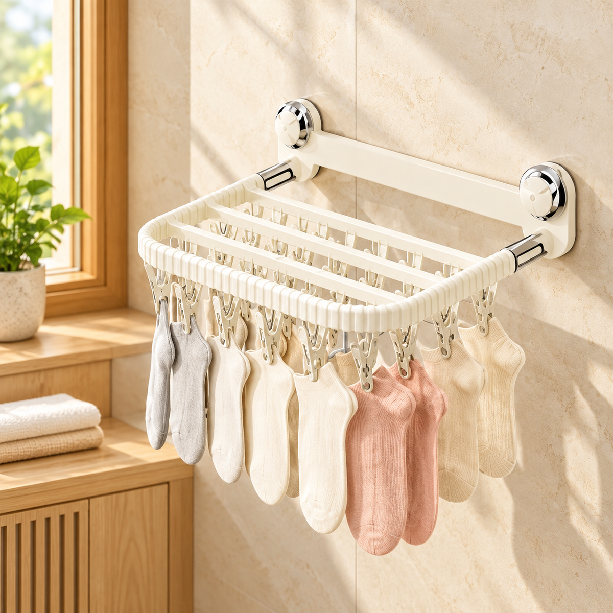Tendedero de ropa multifuncional · ambiente FioCasa