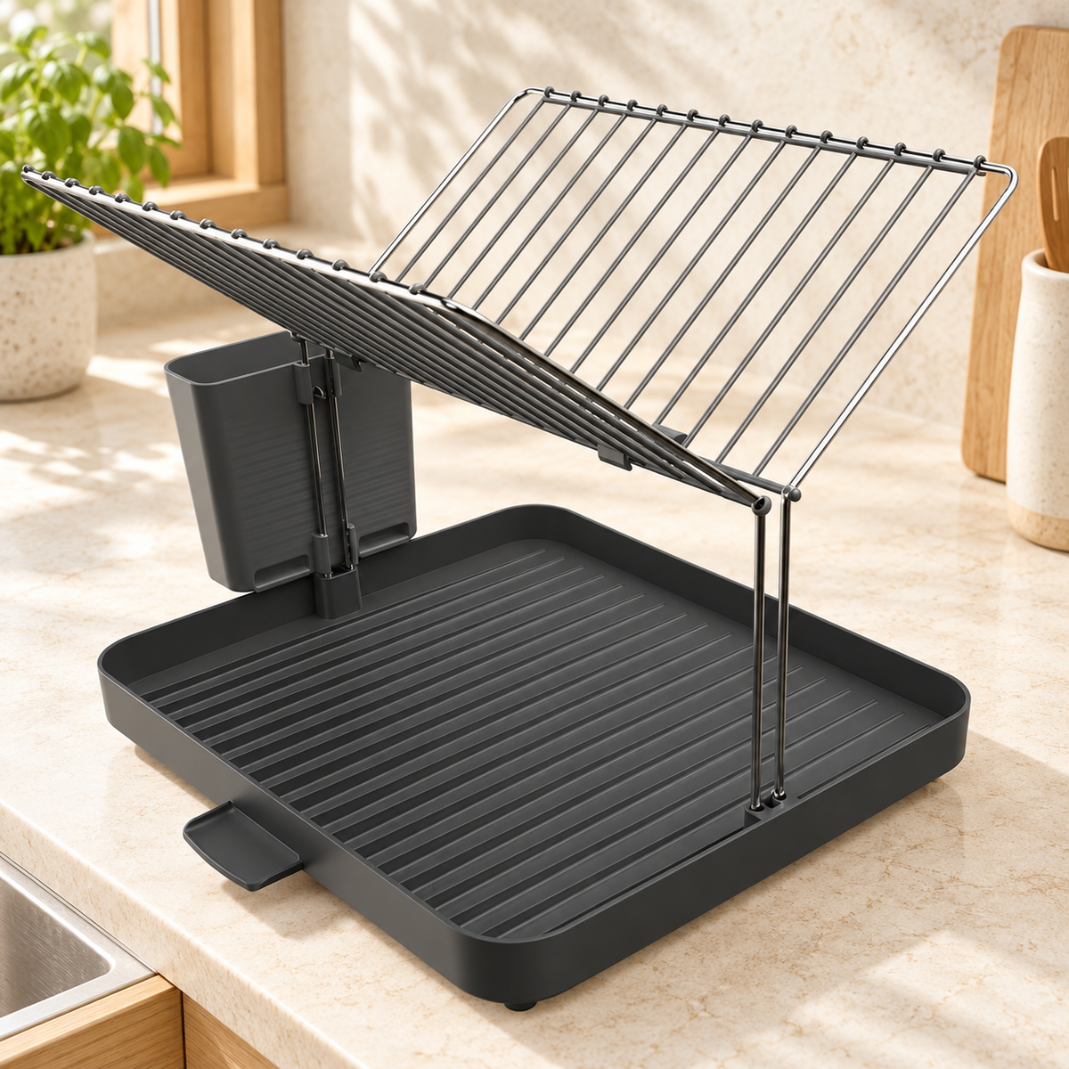 Escurridor de platos de 2 niveles · ambiente FioCasa