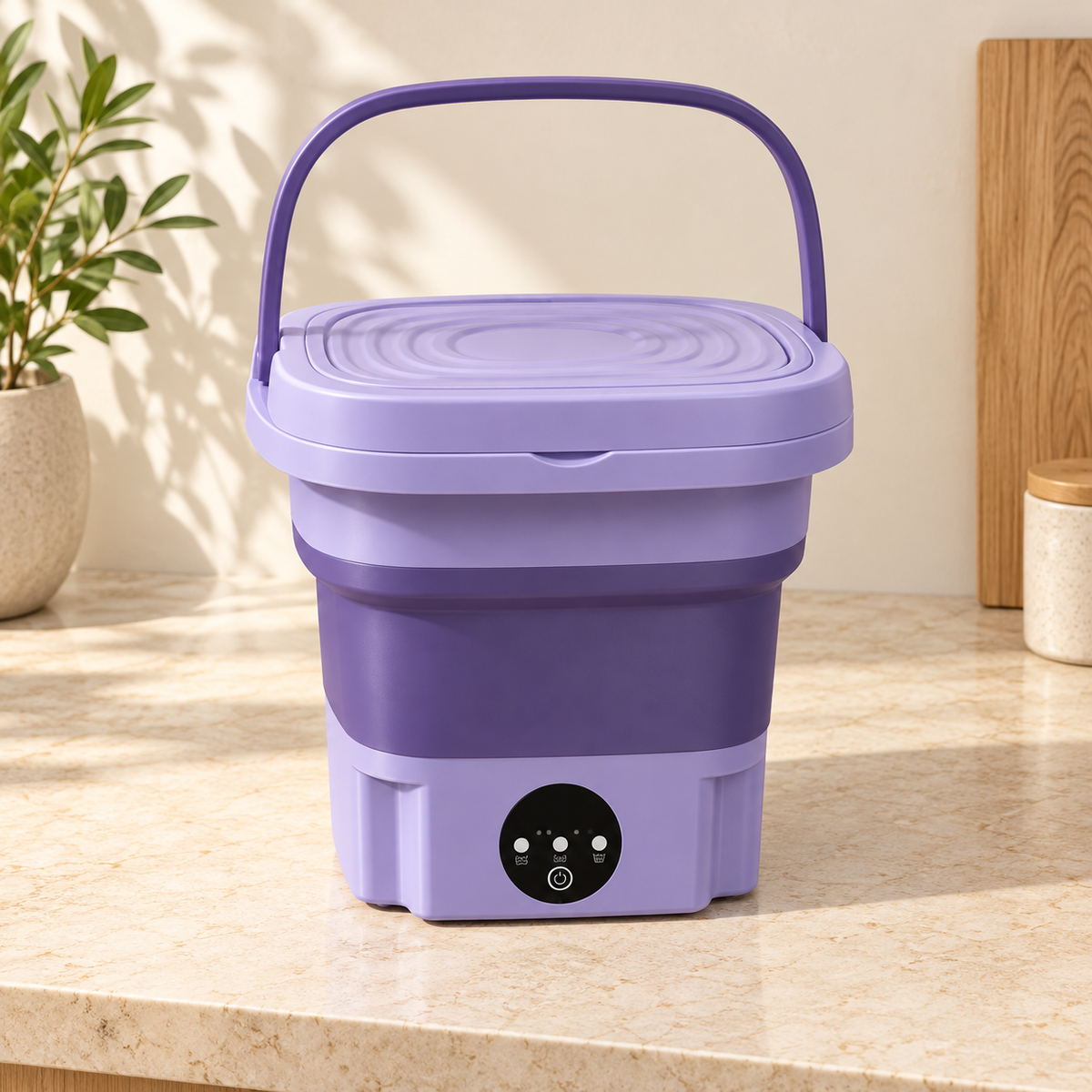 Mini lavadora plegable portátil