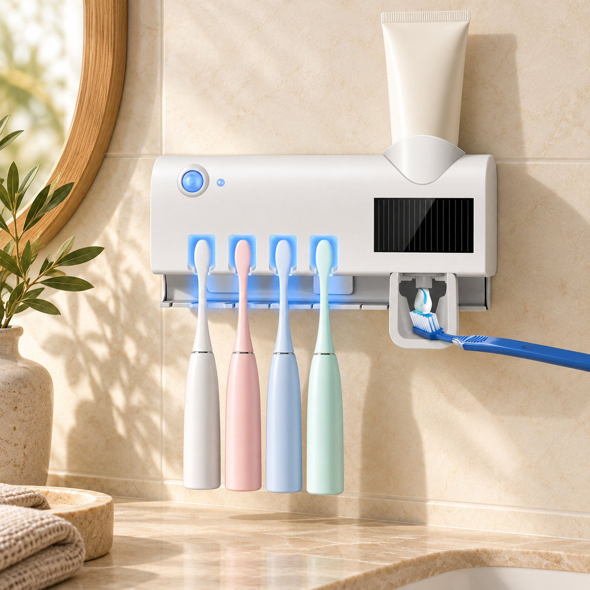 Dispensador Esterilizador cepillos UV | FioCasa